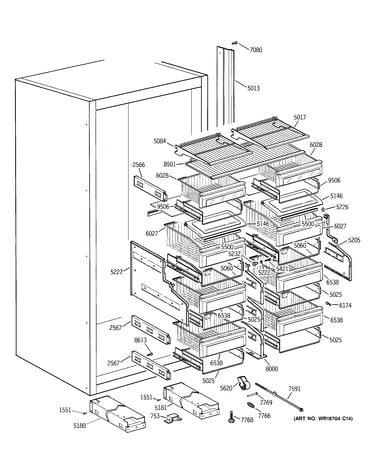 Shelves & drawers