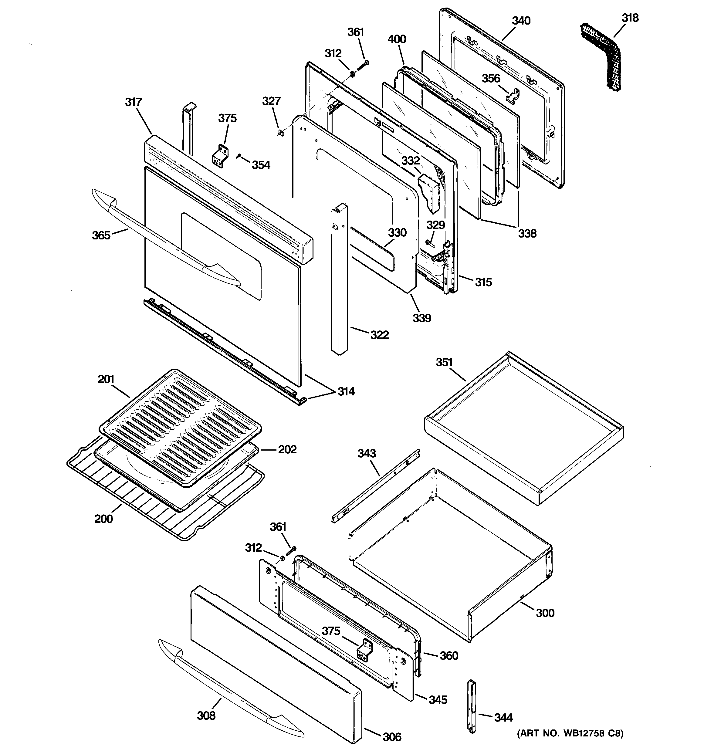 Door & drawer parts