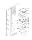 Fresh food shelves