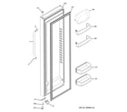 GE GSS25SGSBSS fresh food door diagram