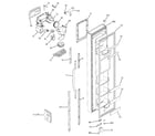 GE ESL25XGSCBS freezer door diagram