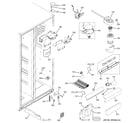 GE ESL25XGSCBS fresh food section diagram