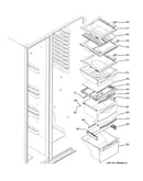 Fresh food shelves