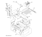 GE GSS23SGSBSS ice maker & dispenser diagram