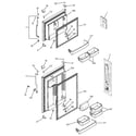 GE GTS18PBRFRWW doors diagram