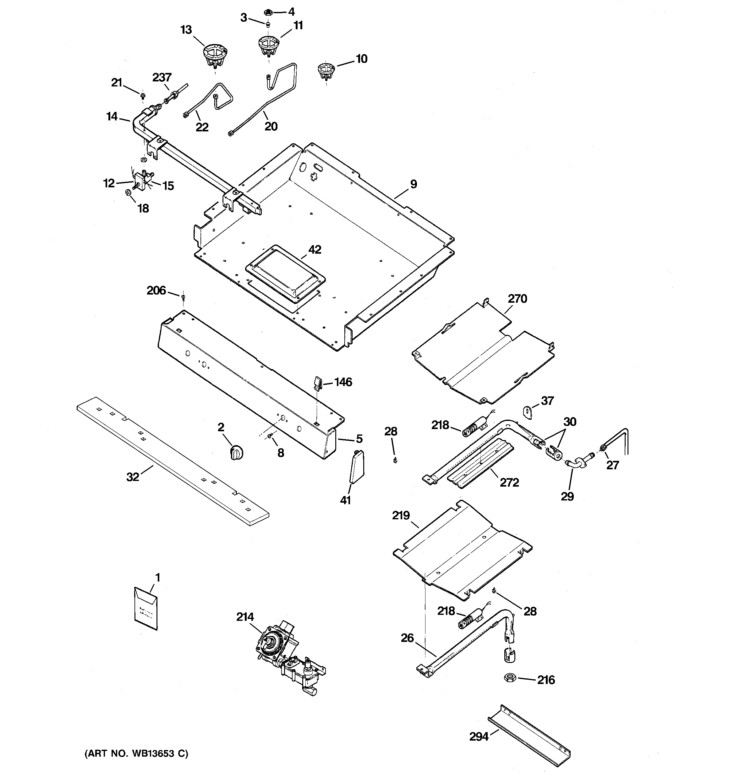 Gas & burner parts