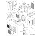 GE AGX10AHG1 room air conditioner diagram