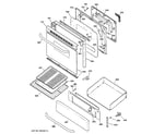 GE JGBP29SEJ3SS door & drawer parts diagram