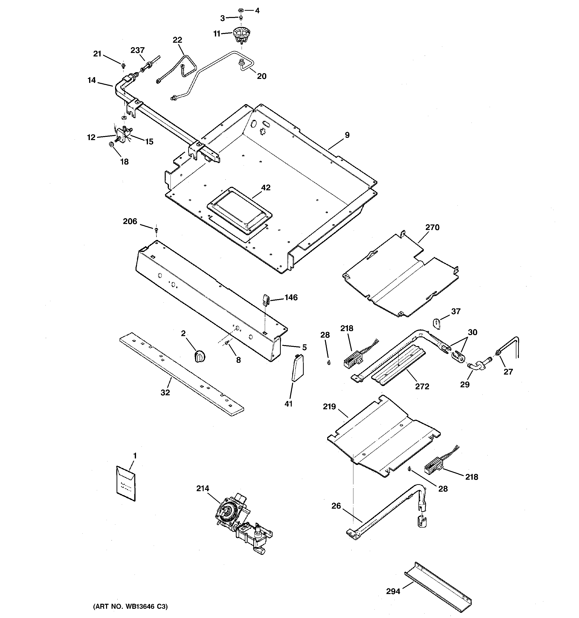 Gas & burner parts