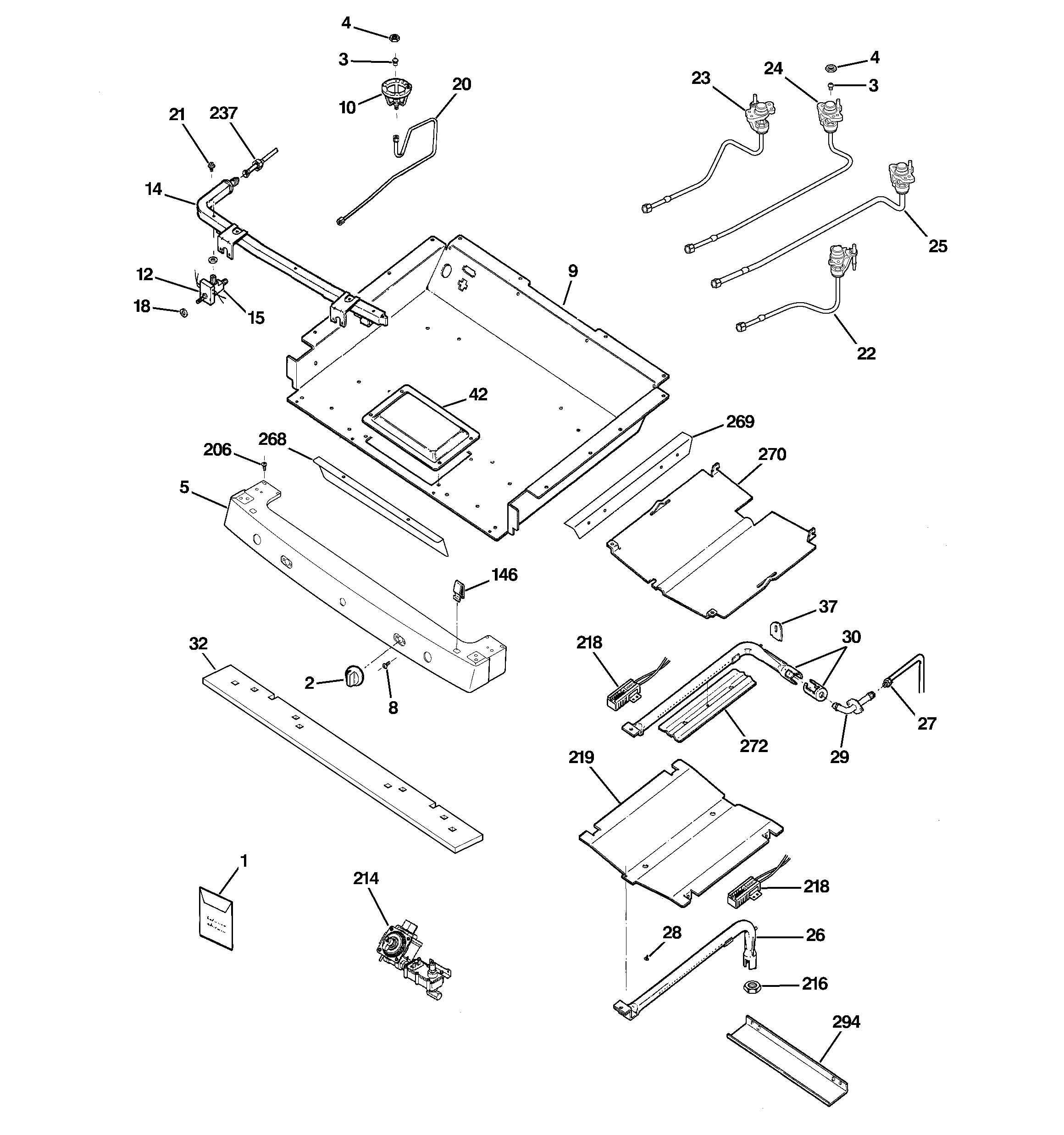 GAS & BURNER PARTS