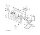 GE JVM1630WJ01 interior parts (1) diagram