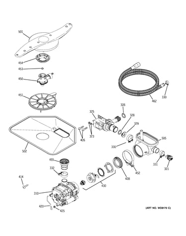 Motor-pump mechanism