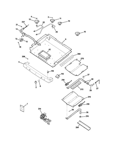 Gas & burner parts