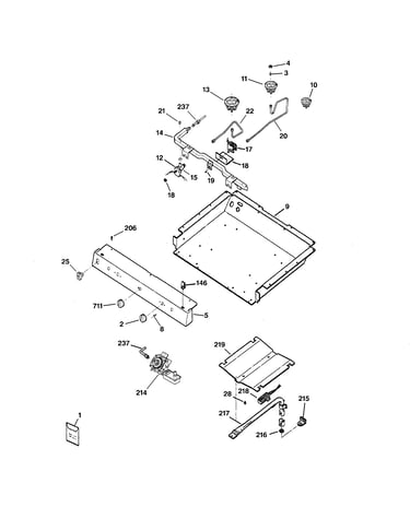 Gas & burner parts
