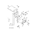 GE GCG1540F1SS cabinet & control parts diagram