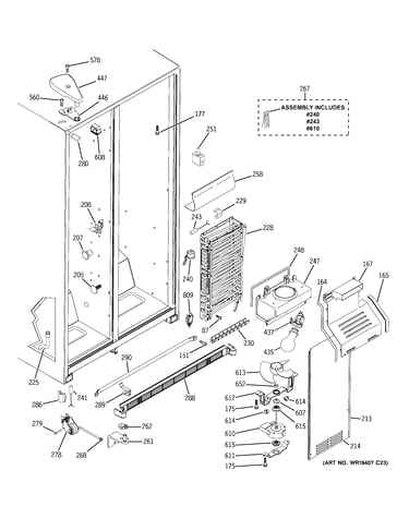Freezer section