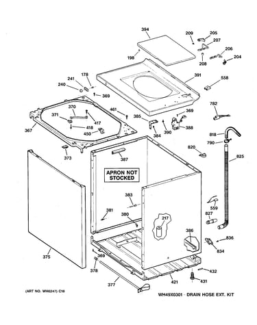 Cabinet, cover & front panel