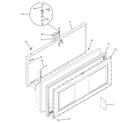 GE FCM7DMFWH door diagram