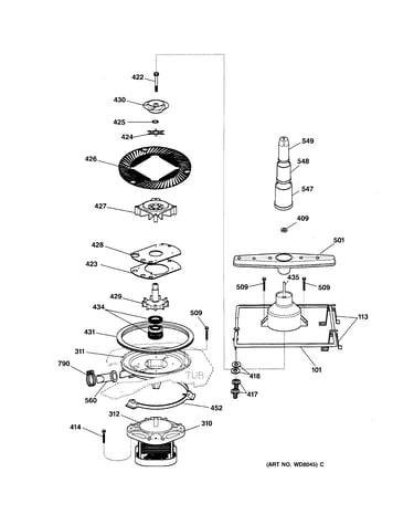 Motor-pump mechanism
