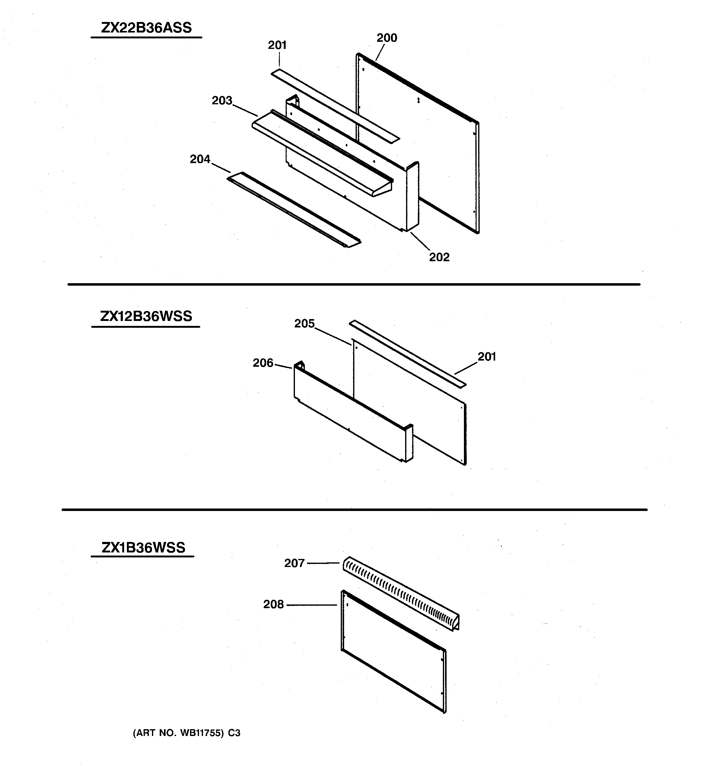 Accessory backguard assembly
