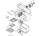 GE ZDP36L6D1SS oven assembly diagram