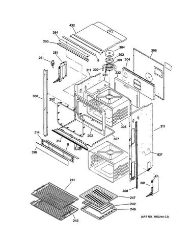 Upper oven