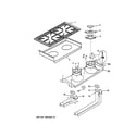 GE ZGU36N4DD1SS burner assembly diagram
