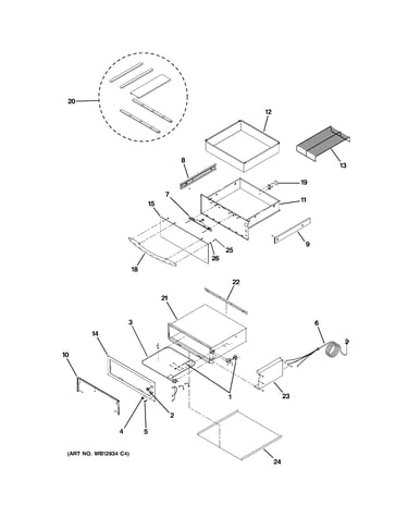 Warming drawer assembly