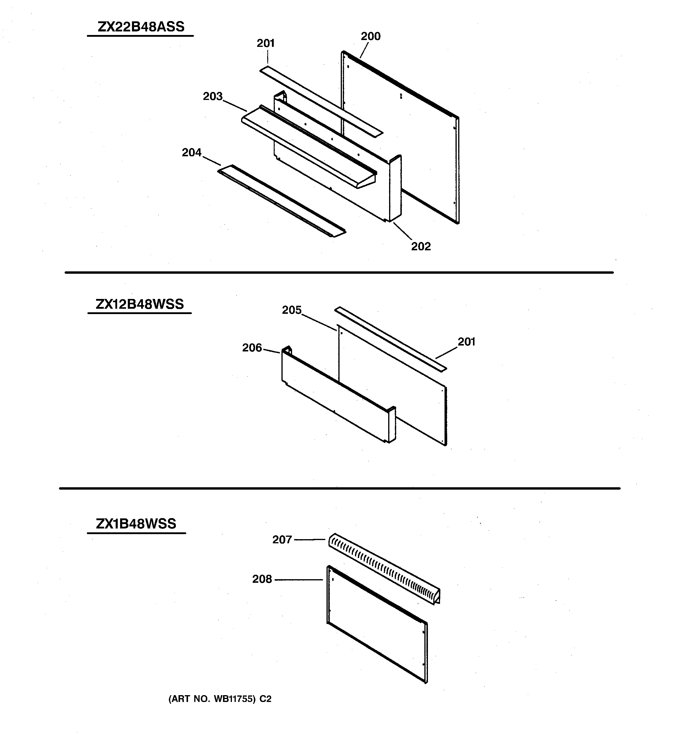 Accessory backguard assembly