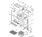 GE ZET857DYSB upper oven diagram