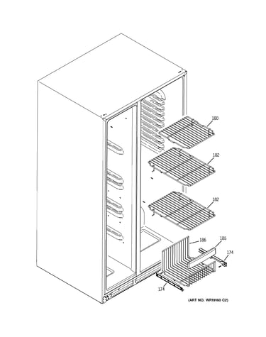 Freezer shelves