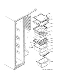 Fresh food shelves