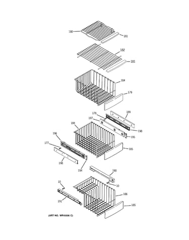 Freezer shelves