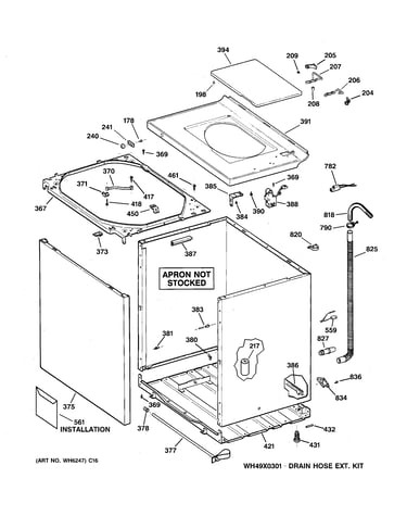 Cabinet, cover & front panel