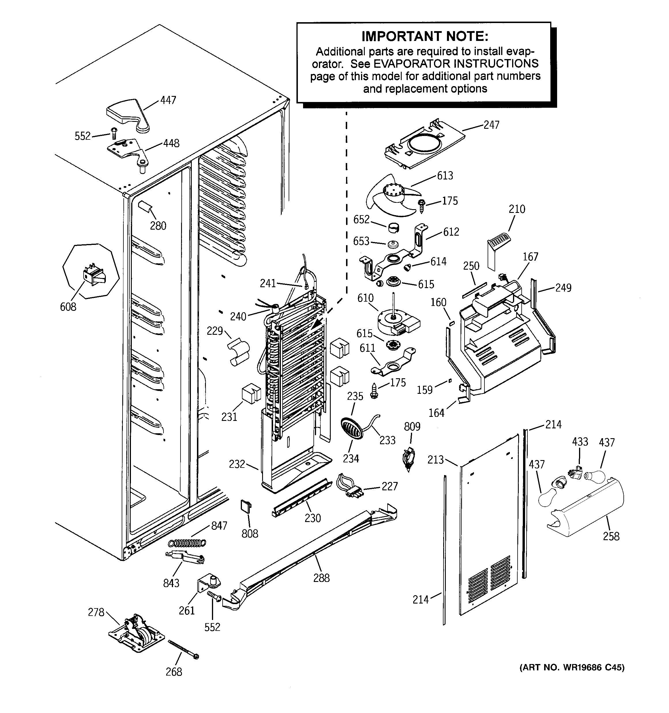 Freezer section