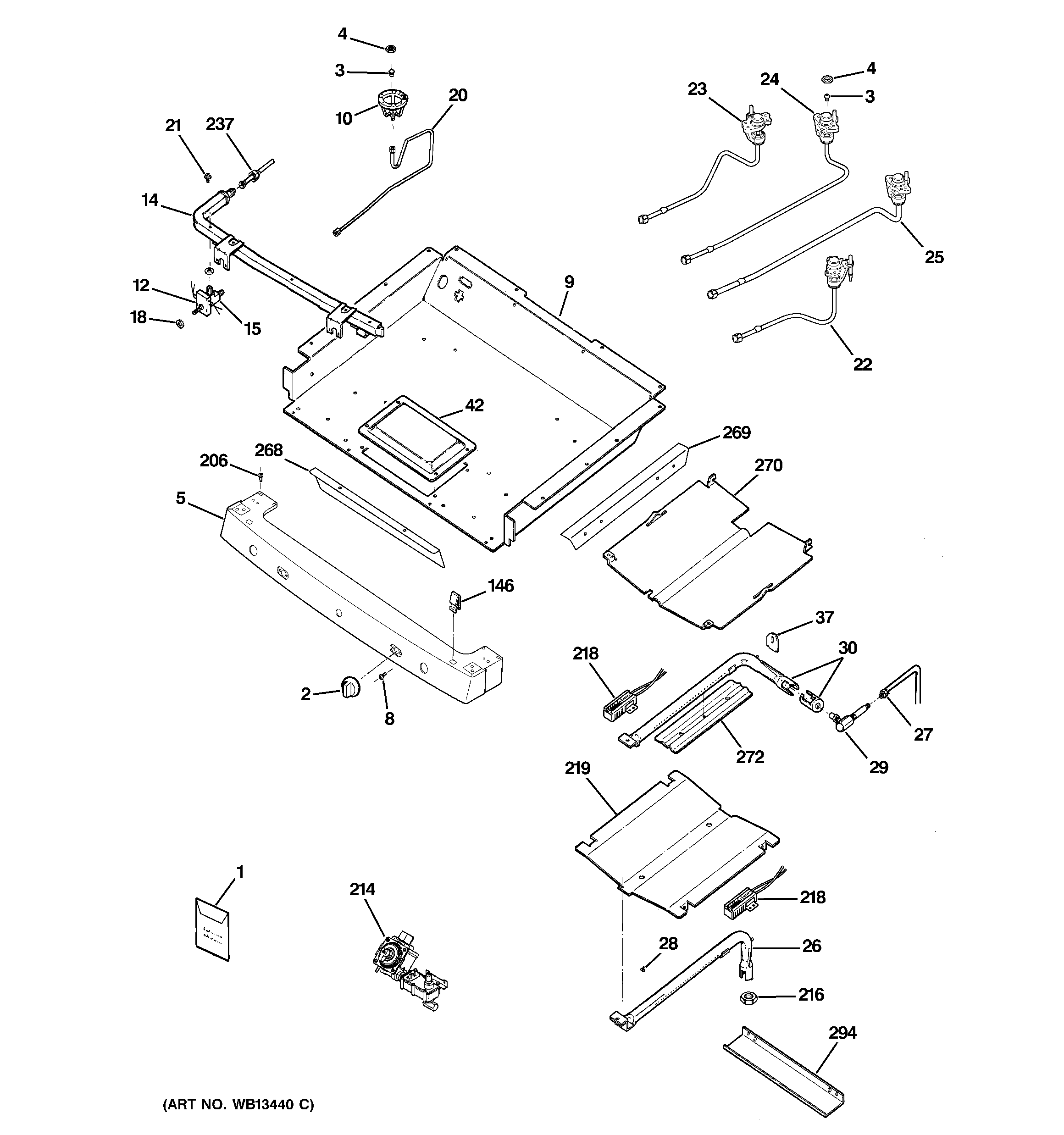 Gas & burner parts