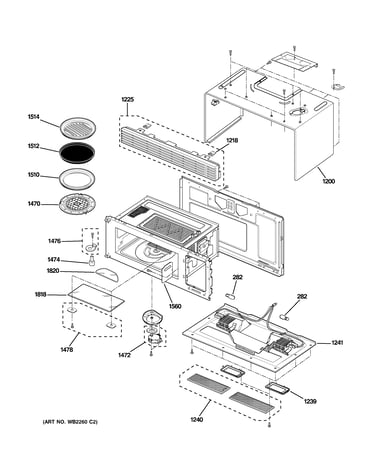 Oven cavity parts