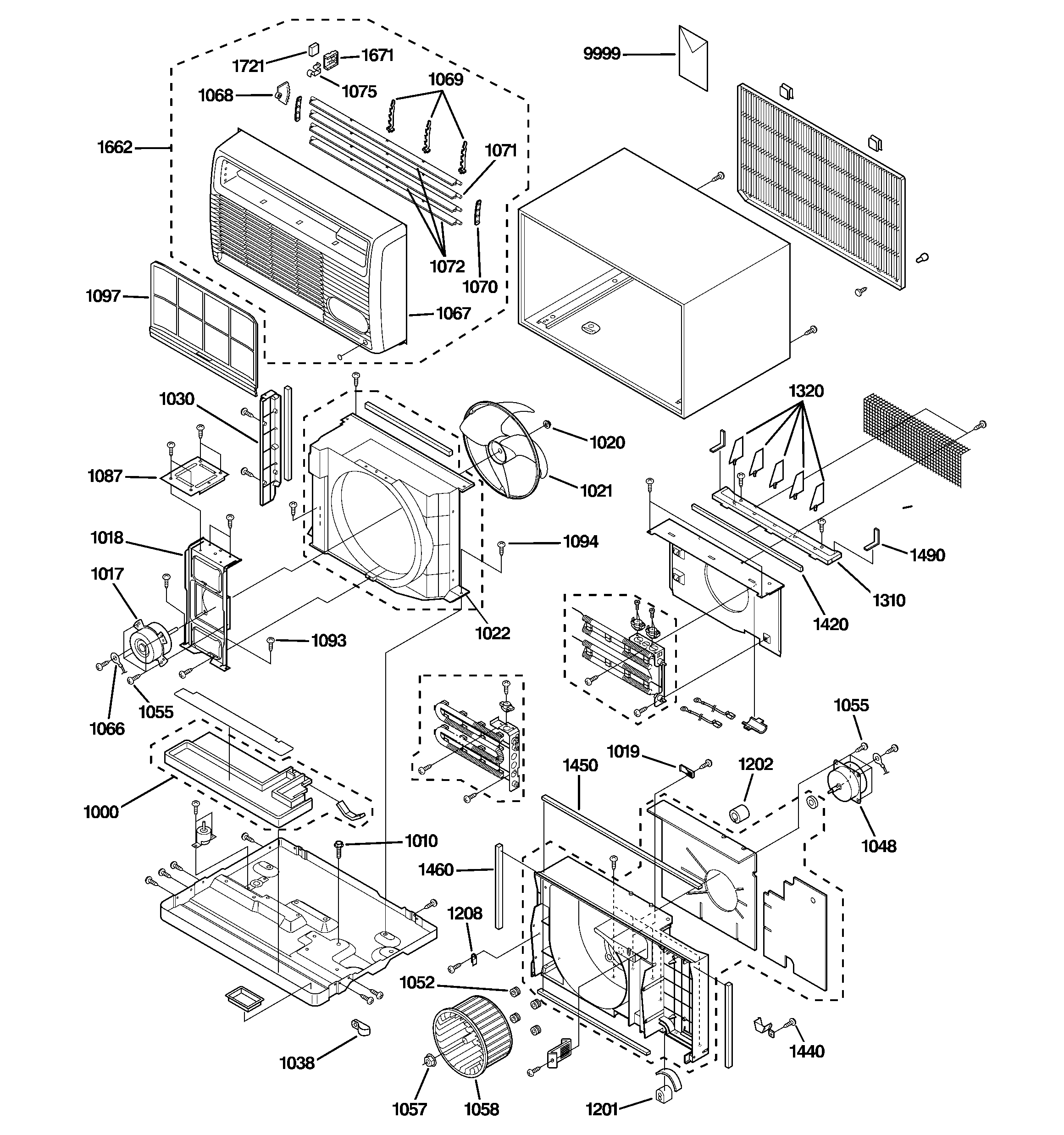 Cabinet & components