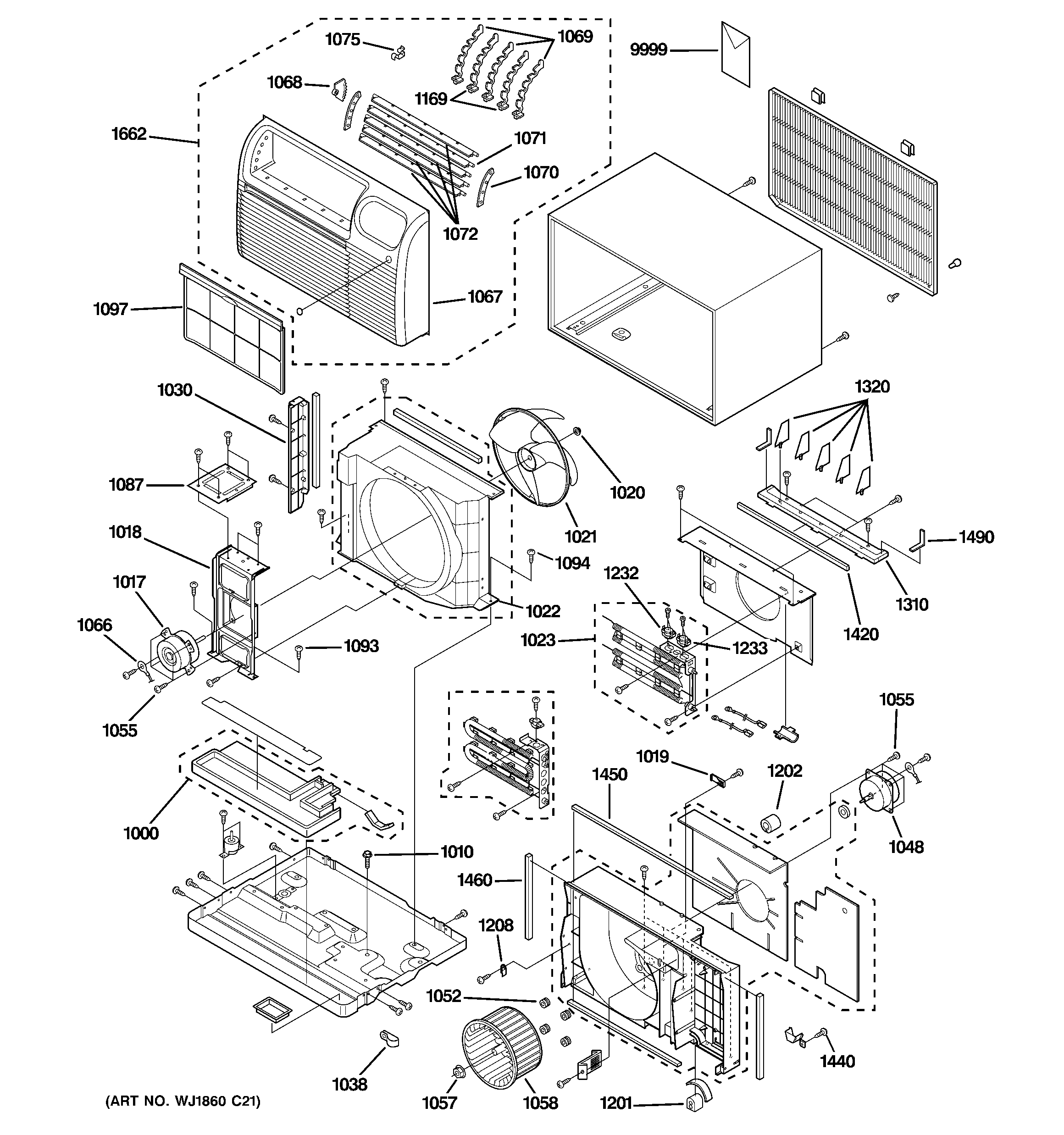 Cabinet & components