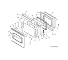 GE JCK915SK1SS door diagram