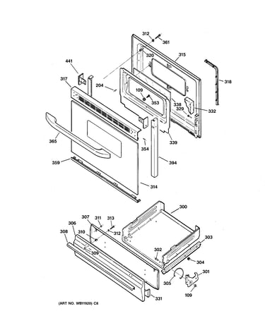 Door & drawer parts
