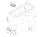 GE FCM15DPDWH cabinet diagram