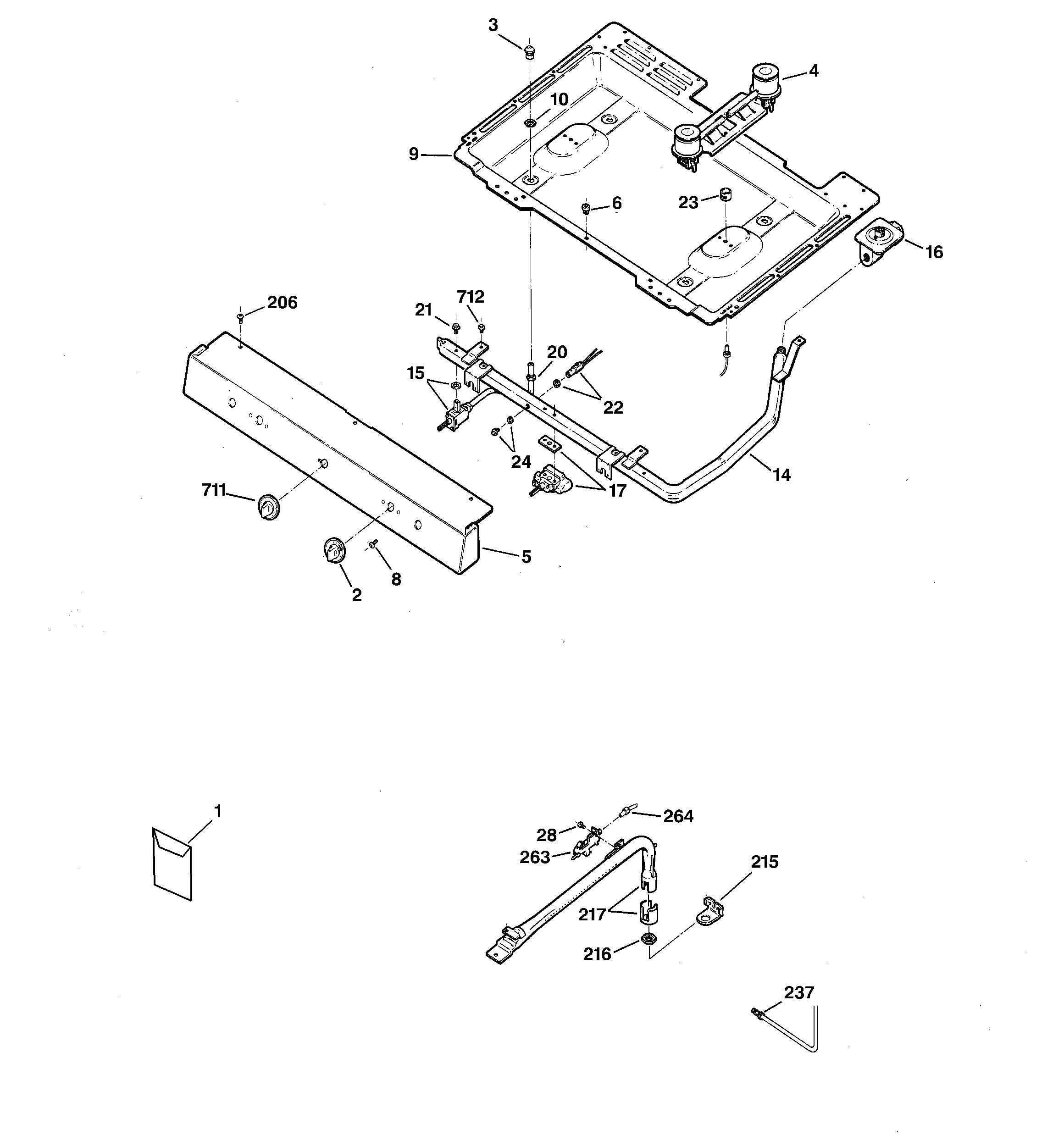 Gas & burner parts