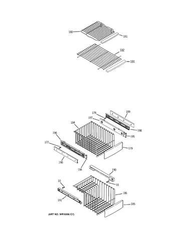 Freezer shelves