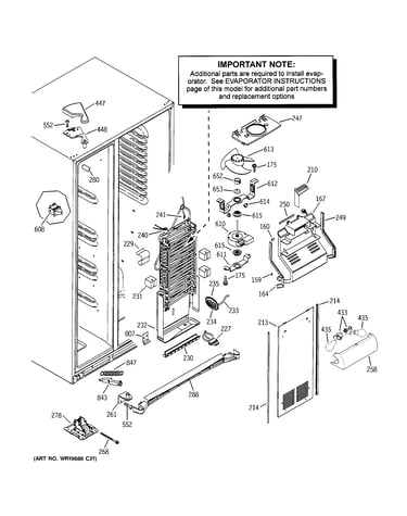 Freezer section
