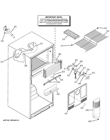 Freezer section