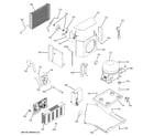 GE ZISS420DRHSS sealed system & mother board diagram