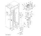 GE ZISS420DRHSS freezer section diagram