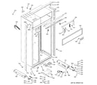 GE ZISS420DRHSS case parts diagram