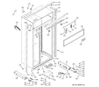 GE ZISW420DRH case parts diagram